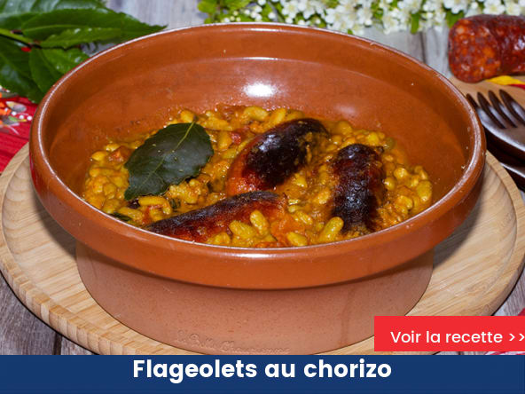 Flageolets au chorizo
